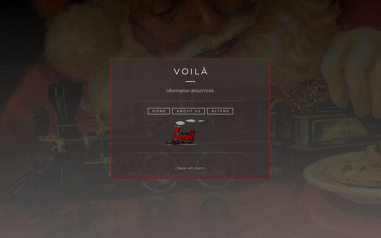 Carrd profile picture for @voila